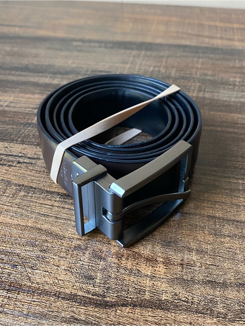 Calvin Klein Leather Belt, 36”